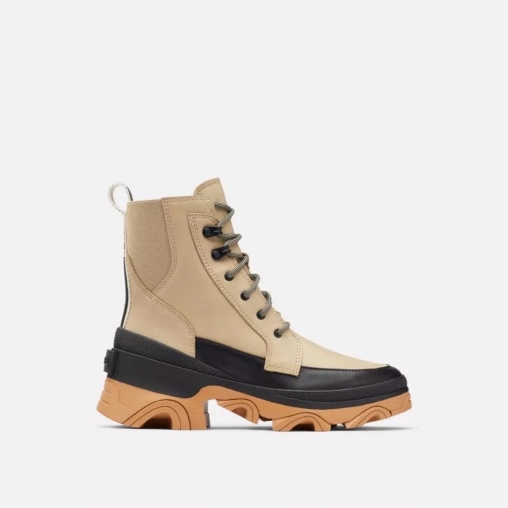 Sorel Sandy Tan and Black Waterproof Boots